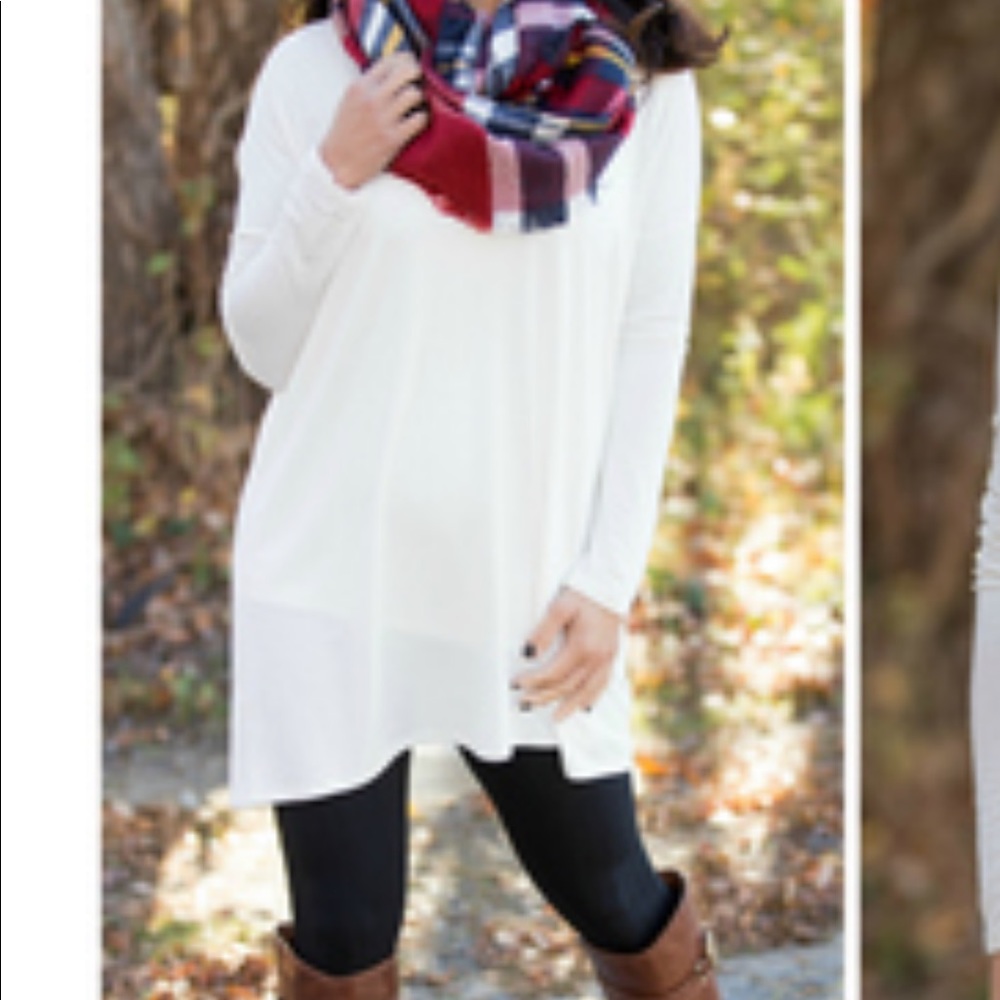 New Jenny Boston everything tunic in ivory